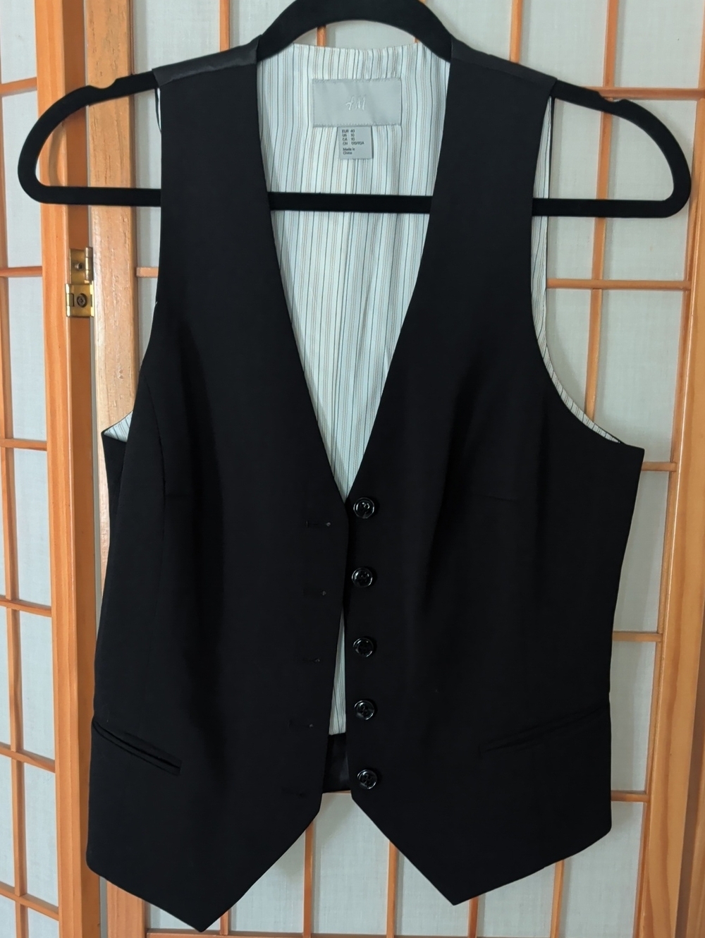 H&M Black Women's Dress Vest